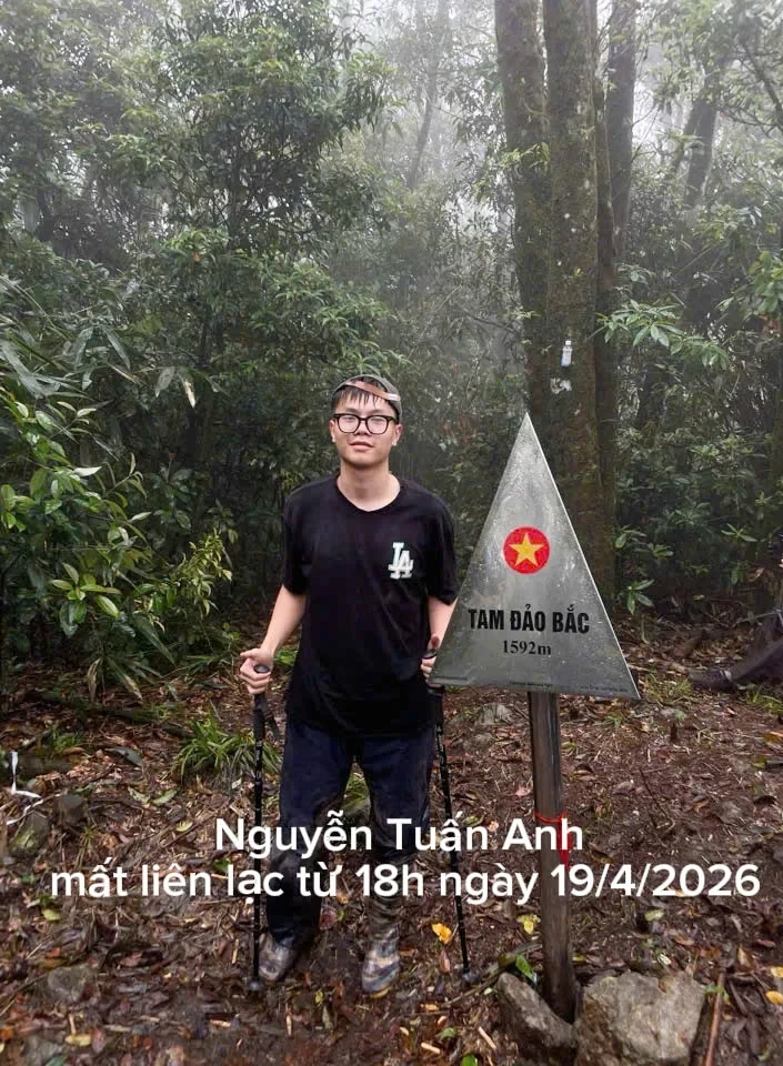 Đạo Trù khẩn trương tìm kiếm công dân mất tích tại khu vực núi Tam Đảo