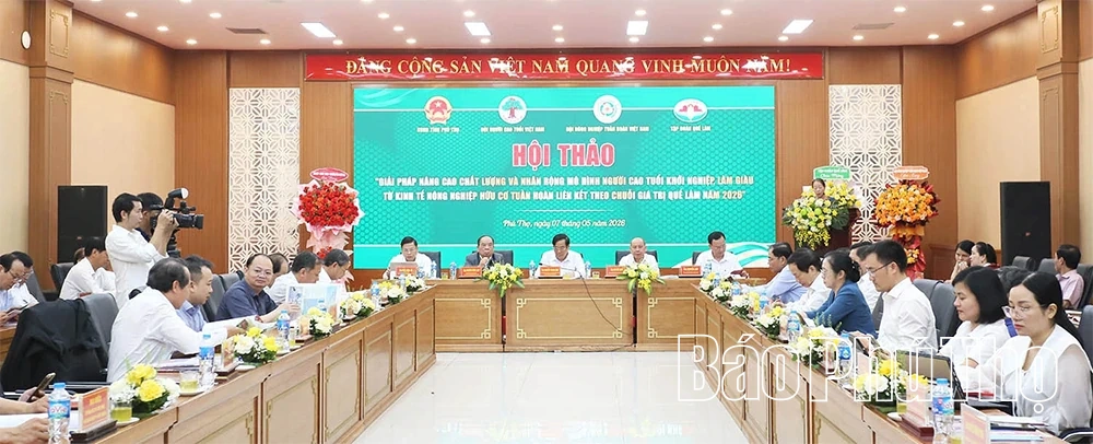 Người cao tuổi thúc đẩy nông nghiệp hữu cơ tuần hoàn