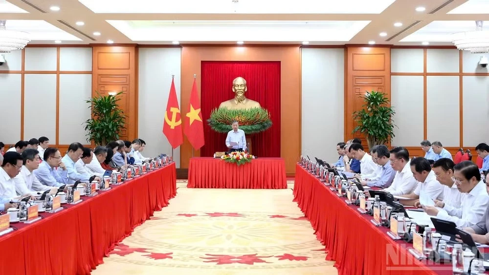 Tổng Bí thư, Chủ tịch nước Tô Lâm chủ trì Phiên họp. Ảnh: ĐĂNG KHOA