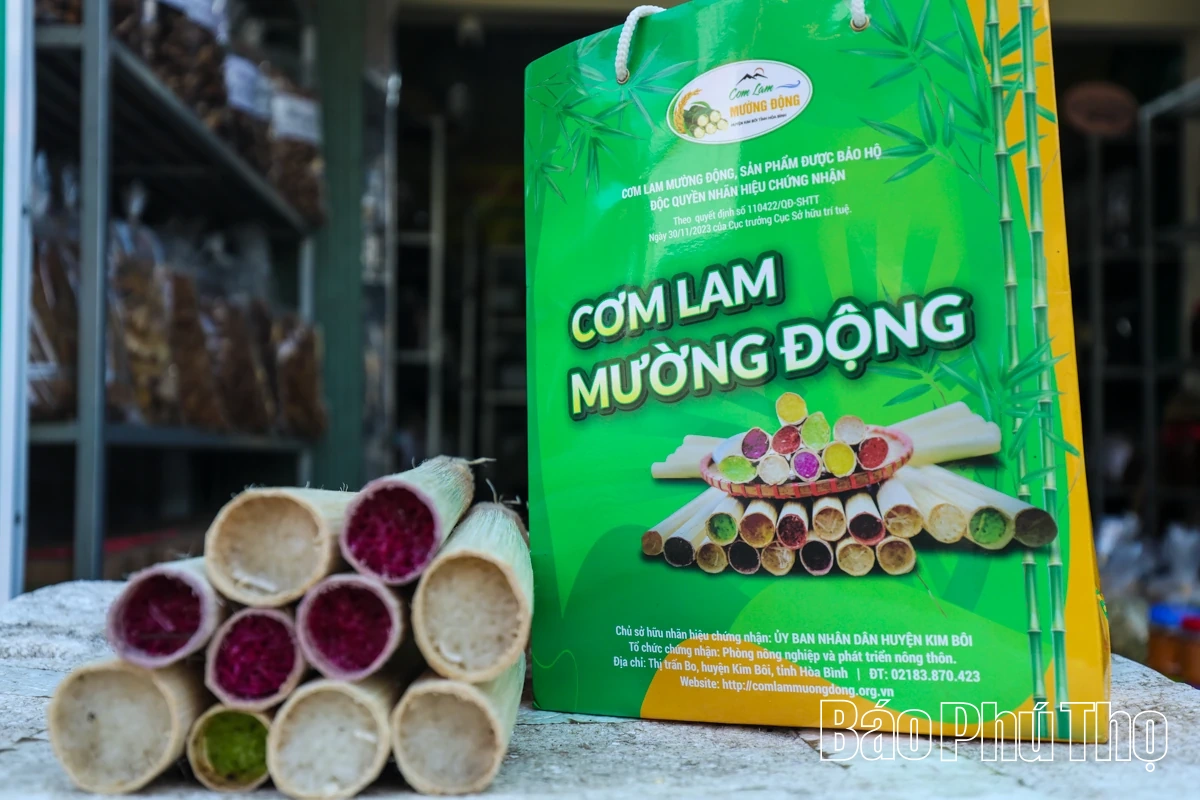 Dẻo thơm cơm lam Mường Động