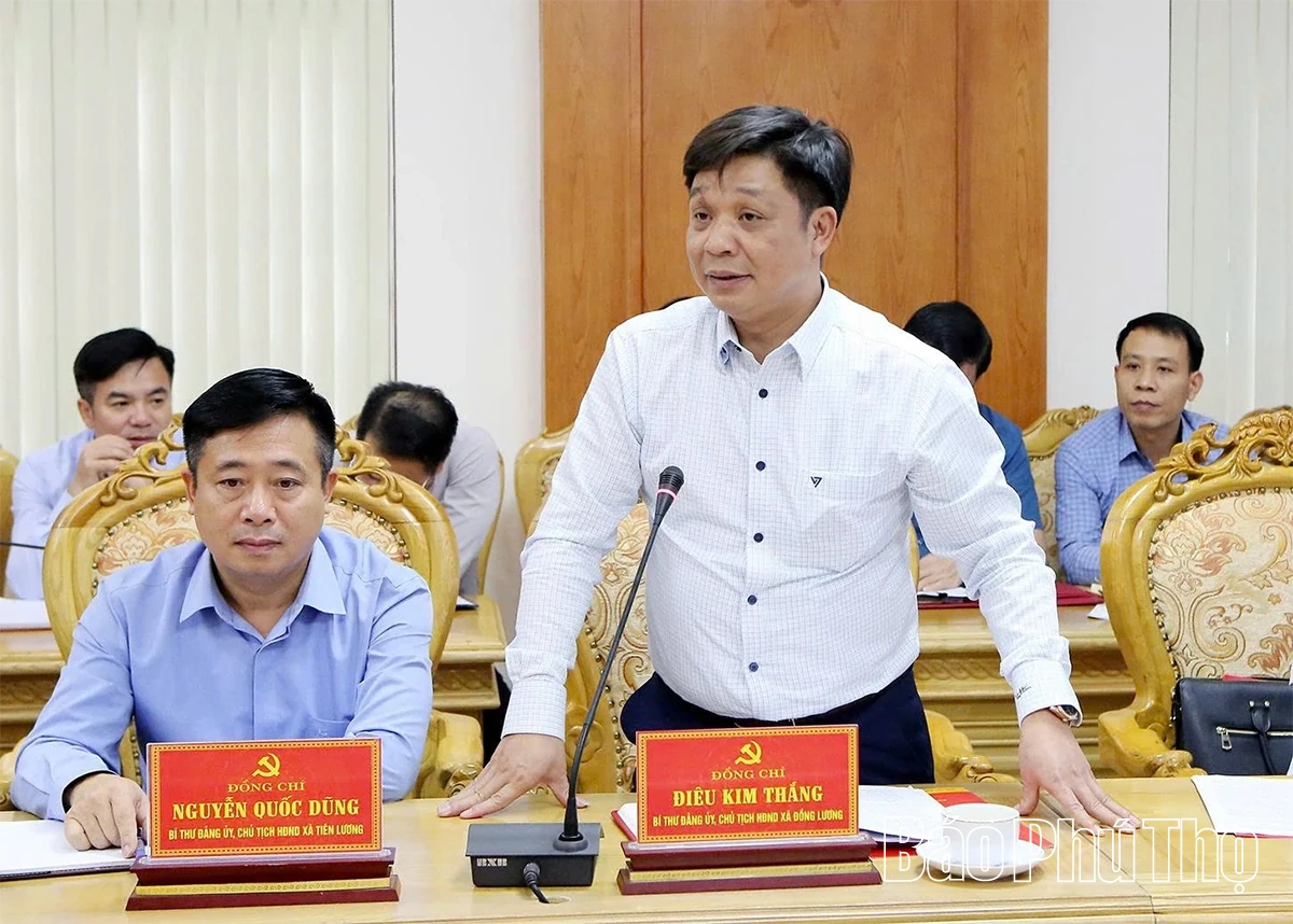 Ph&oacute; Chủ tịch UBND tỉnh Nguyễn Huy Ngọc thăm, l&agrave;m việc tại c&aacute;c x&atilde; khu vực Cẩm Kh&ecirc;