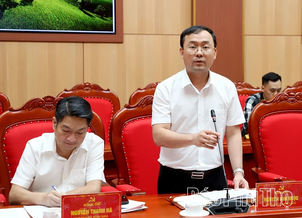 Giám sát 4 chuyên đề đối với BTV Đảng ủy các phường Phú Thọ, Tân Hòa và xã Lâm Thao