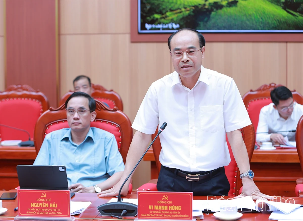 Ban Thường vụ Tỉnh ủy cho ý kiến vào một số nội dung quan trọng