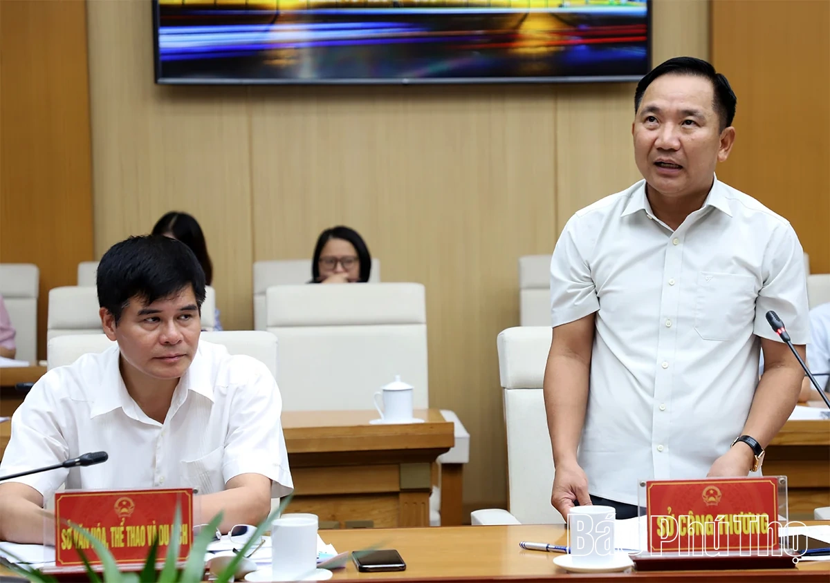 Chủ tịch UBND tỉnh Trần Duy Đông chủ trì hội nghị nghe báo cáo kế hoạch tổ chức Lễ kỷ niệm 72 năm Ngày Bác Hồ về thăm Đền Hùng