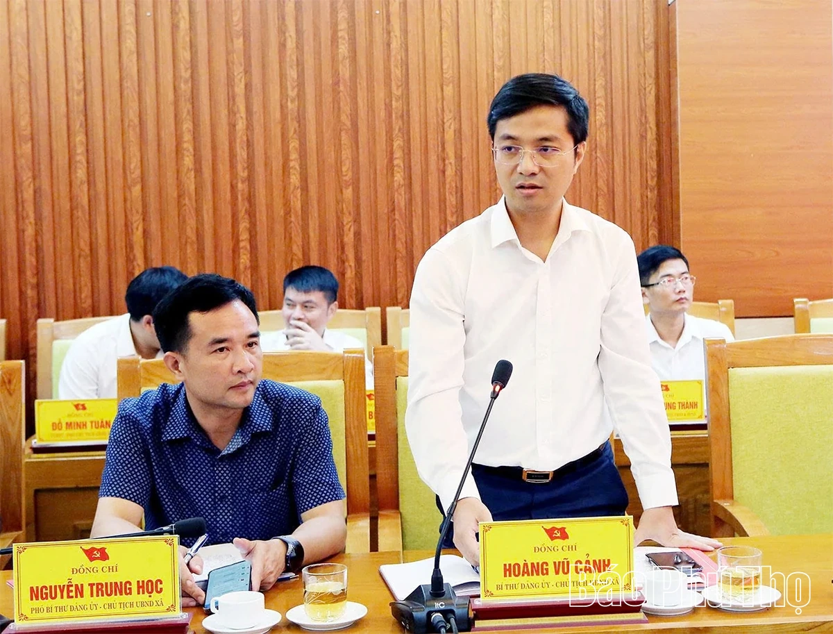 Chủ tịch UBND tỉnh thăm, làm việc tại 3 xã Thanh Ba, Quảng Yên, Hoàng Cương