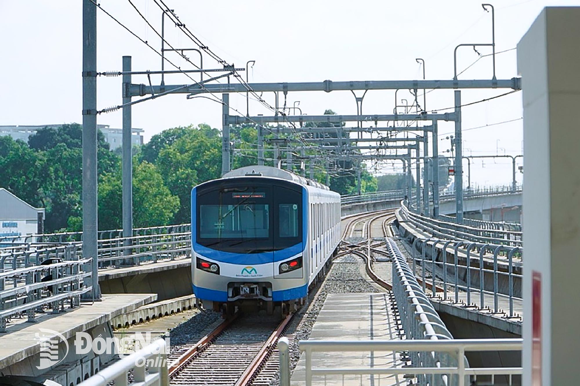 Đường sắt Thủ Thiêm - Long Thành có chiều dài khoảng 42km. Ảnh minh họa