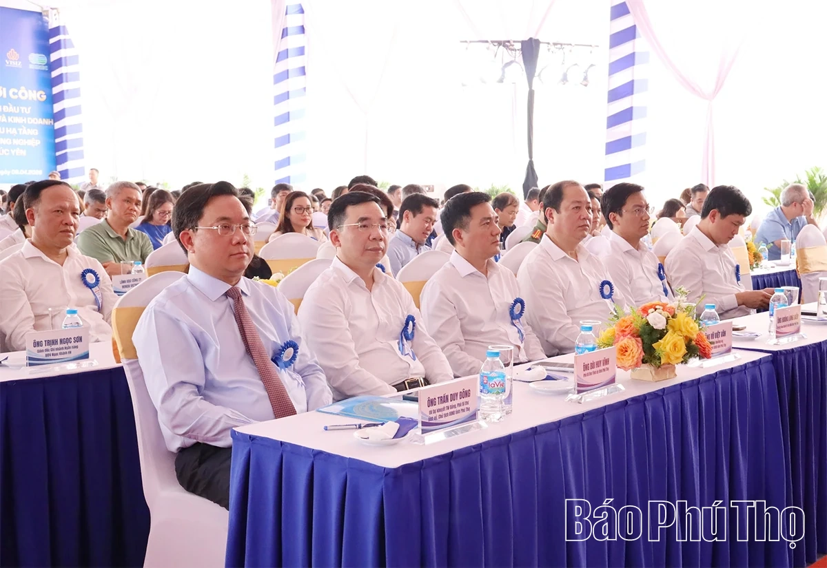 Khởi công Dự án đầu tư xây dựng và kinh doanh kết cấu hạ tầng KCN Phúc Yên