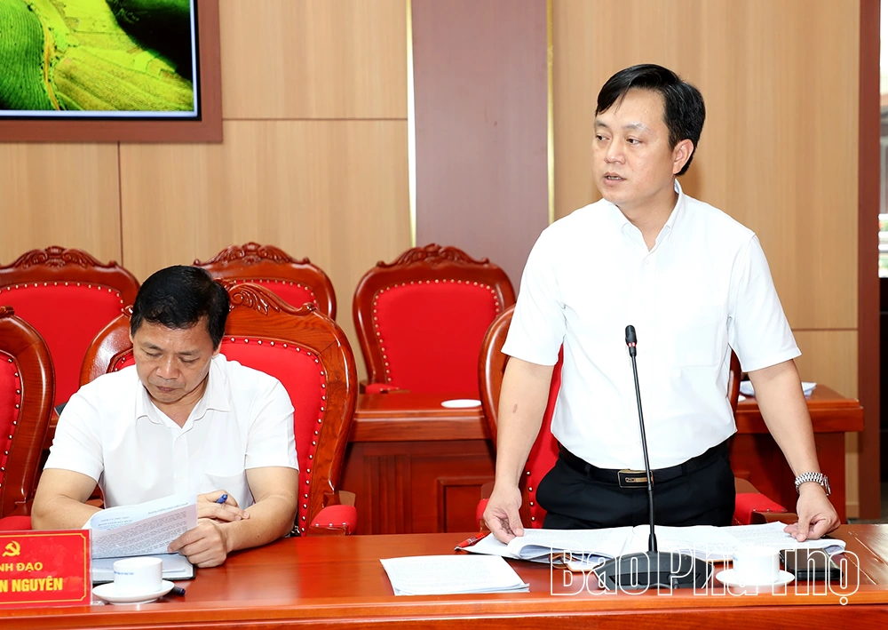 Thông qua kết quả giám sát Ban Thường vụ Đảng ủy MTTQ tỉnh và các xã Phùng Nguyên, Bản Nguyên