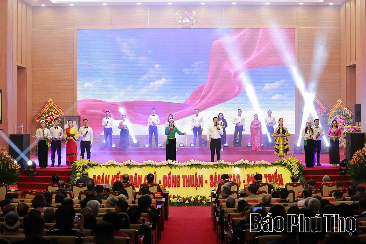 Đại hội đại biểu MTTQ Việt Nam tỉnh Phú Thọ lần thứ I, nhiệm kỳ 2025 - 2030 thành công tốt đẹp