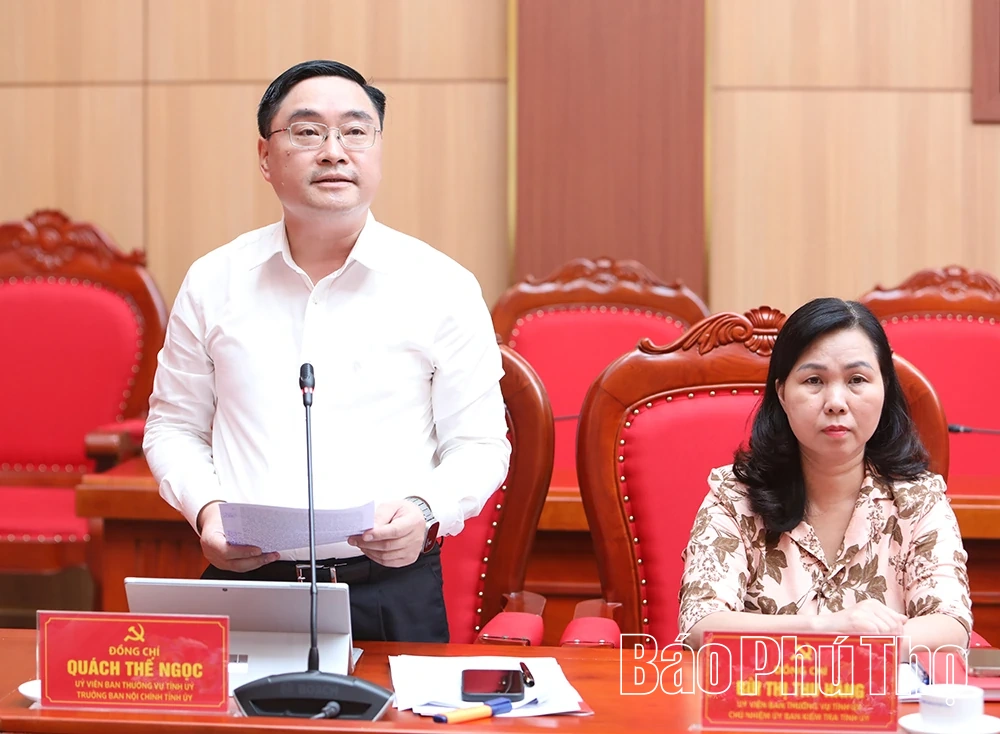 Sơ kết công tác Nội chính Đảng và phòng, chống tham nhũng 6 tháng đầu năm 2026