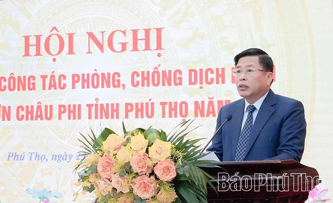 Tổng kết c&ocirc;ng t&aacute;c ph&ograve;ng, chống dịch tả lợn ch&acirc;u Phi