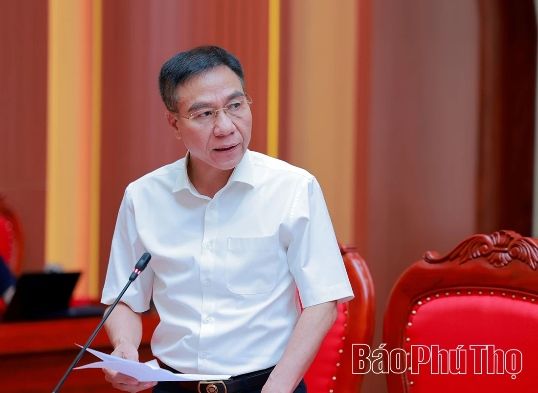 Ban Thường vụ Tỉnh ủy Phú Thọ cho ý kiến đối với một số dự án, nhiệm vụ quan trọng&nbsp;