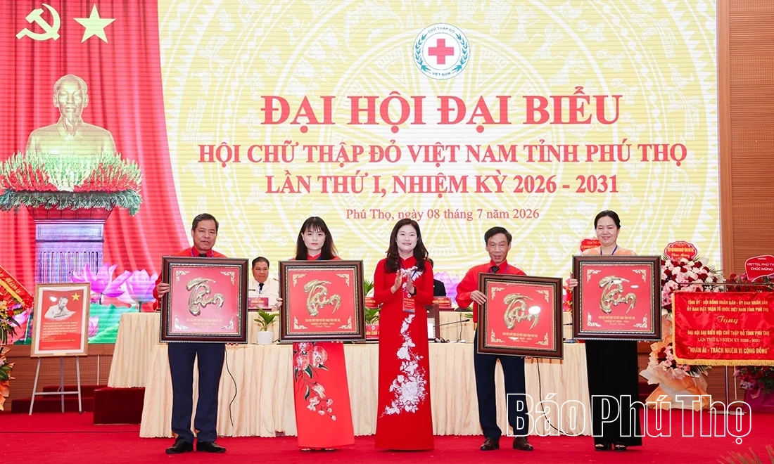 Đại hội Đại biểu Hội Chữ thập đỏ Việt Nam tỉnh Phú Thọ lần thứ I, nhiệm kỳ 2026-2031