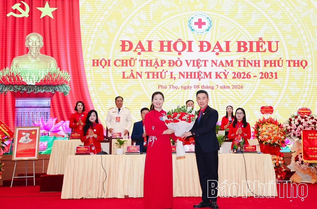 Đại hội Đại biểu Hội Chữ thập đỏ Việt Nam tỉnh Phú Thọ lần thứ I, nhiệm kỳ 2026-2031