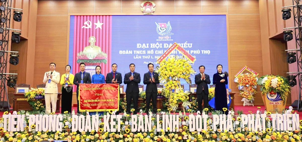 Đại hội đại biểu Đo&agrave;n TNCS Hồ Ch&iacute; Minh tỉnh Ph&uacute; Thọ lần thứ I, nhiệm kỳ 2025 - 2030