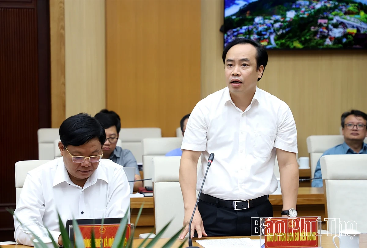 Chủ tịch UBND tỉnh Trần Duy Đông chủ trì hội nghị nghe báo cáo kế hoạch tổ chức Lễ kỷ niệm 72 năm Ngày Bác Hồ về thăm Đền Hùng