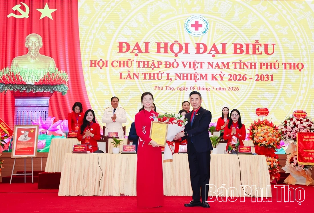 Đại hội Đại biểu Hội Chữ thập đỏ Việt Nam tỉnh Phú Thọ lần thứ I, nhiệm kỳ 2026-2031