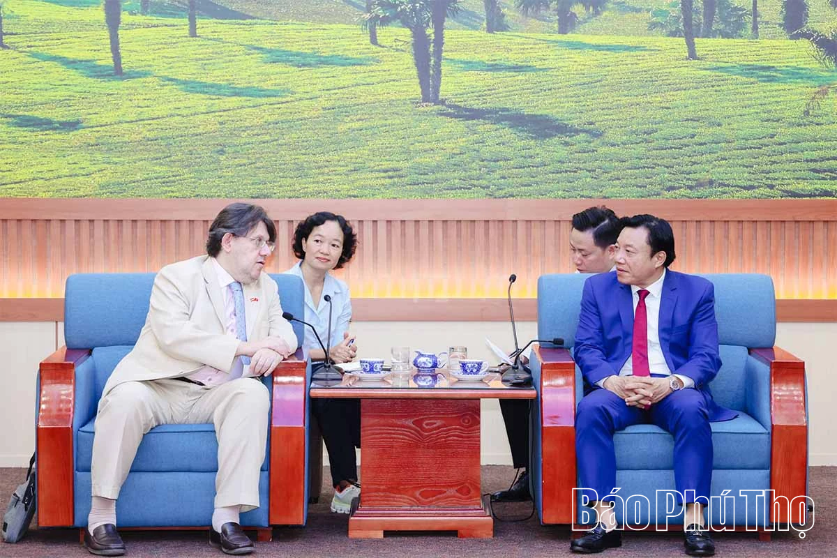 Phú Thọ tăng cường hợp tác với Cộng hòa Áo trong lĩnh vực y tế và phát triển bền vững