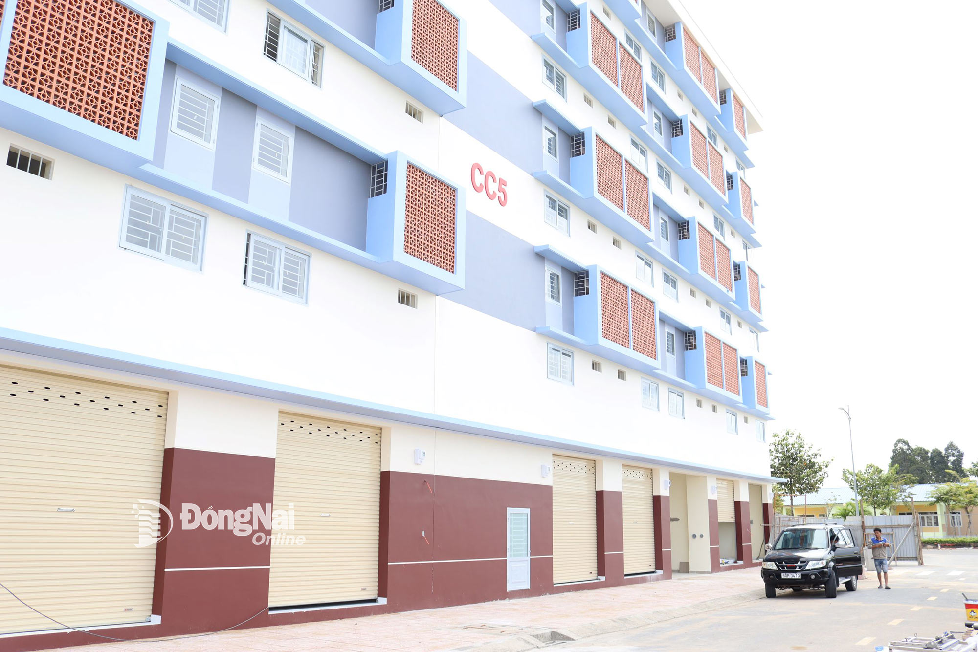 Dự án nhà ở xã hội tại khu trung tâm dịch vụ Khu công nghiệp Bàu Xéo, xã Trảng Bom sẽ tiếp nhận hồ sơ của người mua từ ngày 10-9. Ảnh: Hoàng Lộc