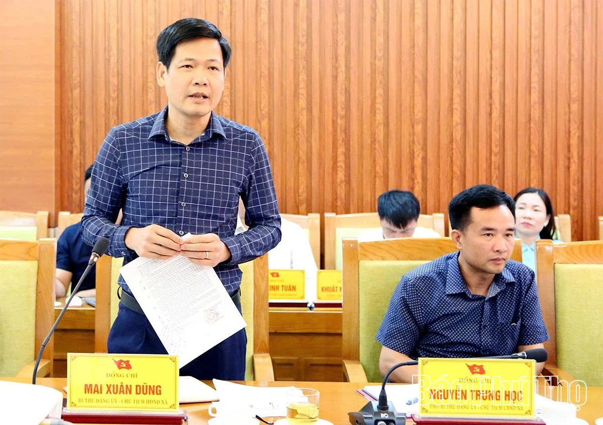 Chủ tịch UBND tỉnh thăm, làm việc tại 3 xã Thanh Ba, Quảng Yên, Hoàng Cương