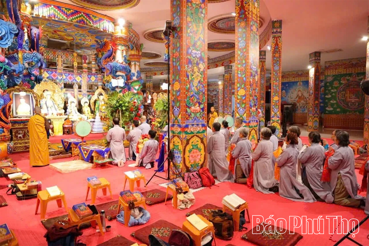 Đại Bảo th&aacute;p Mandala T&acirc;y Thi&ecirc;n: Điểm nhấn kiến tr&uacute;c t&acirc;m linh của Ph&uacute; Thọ