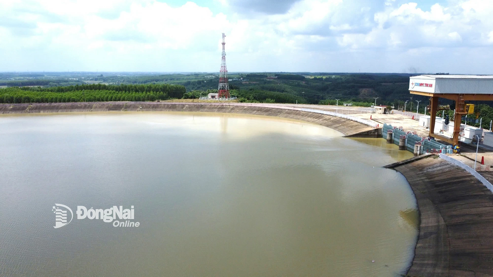 Nhà máy thủy điện Trị An tại xã Trị An, tỉnh Đồng Nai. Ảnh: Hoàng Lộc