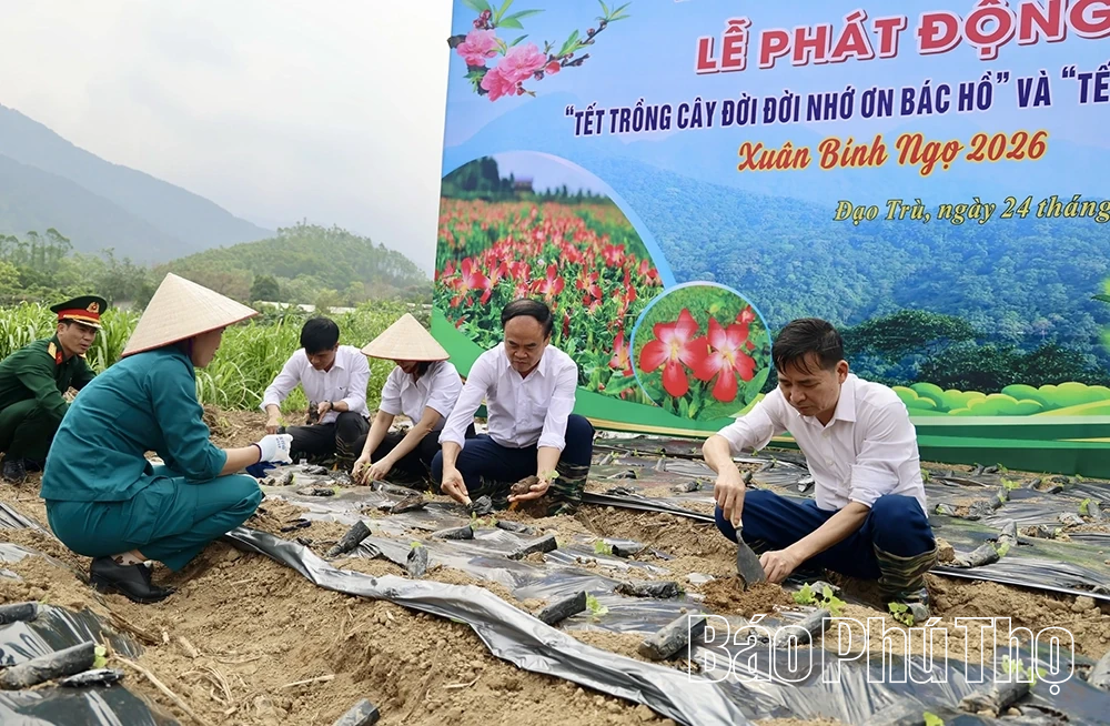 Đạo Trù phát động “Tết trồng cây đời đời nhớ ơn Bác Hồ” và “Tết trồng sâm” Xuân Bính Ngọ 2026