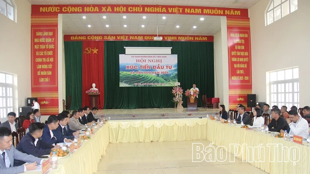 X&atilde; V&acirc;n Sơn tổ chức Hội nghị x&uacute;c tiến đầu tư năm 2025