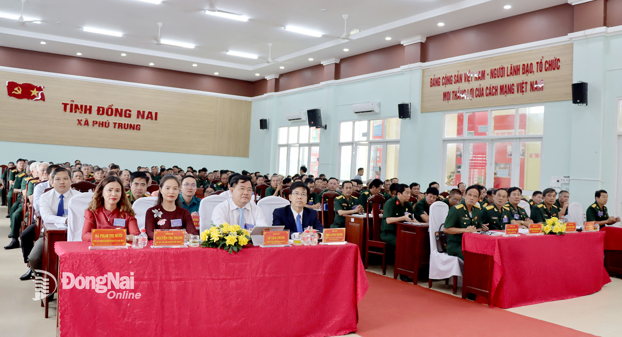 Đại biểu dự Đại hội Đại biểu Hội Cựu chiến binh xã Phú Trung lần thứ I, nhiệm kỳ 2025-2030. Ảnh: Thanh Mảng