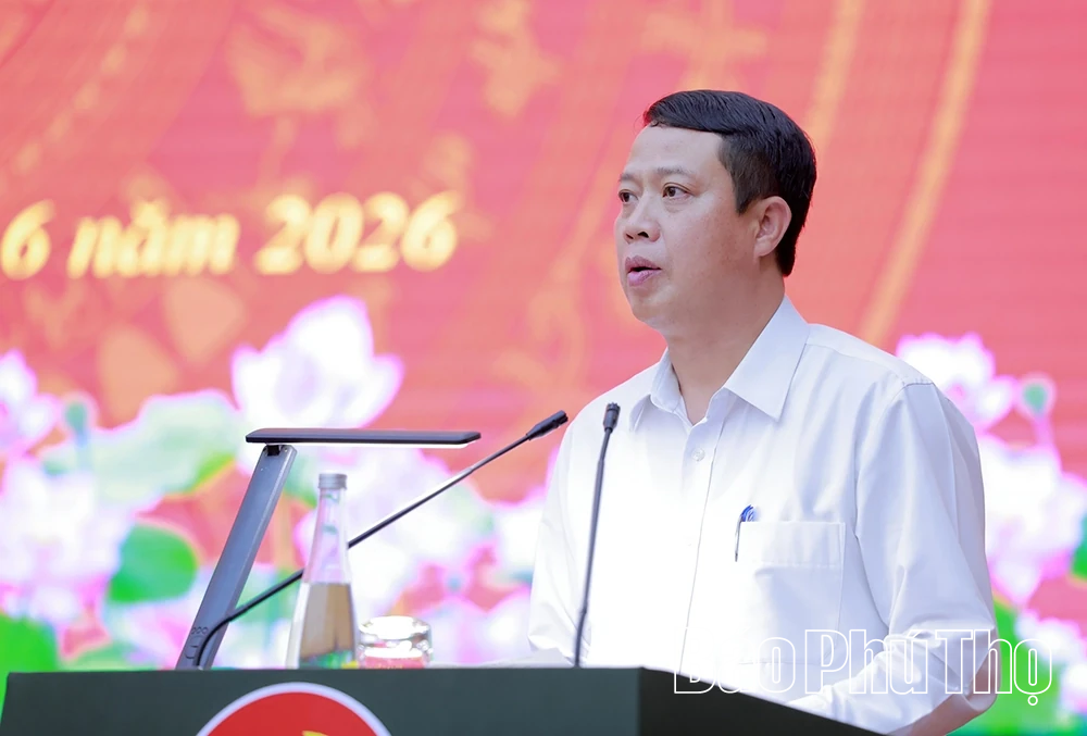 Chúc mừng và trao thưởng cho Công an tỉnh Phú Thọ có thành tích xuất sắc trong công tác đấu tranh phòng, chống tội phạm