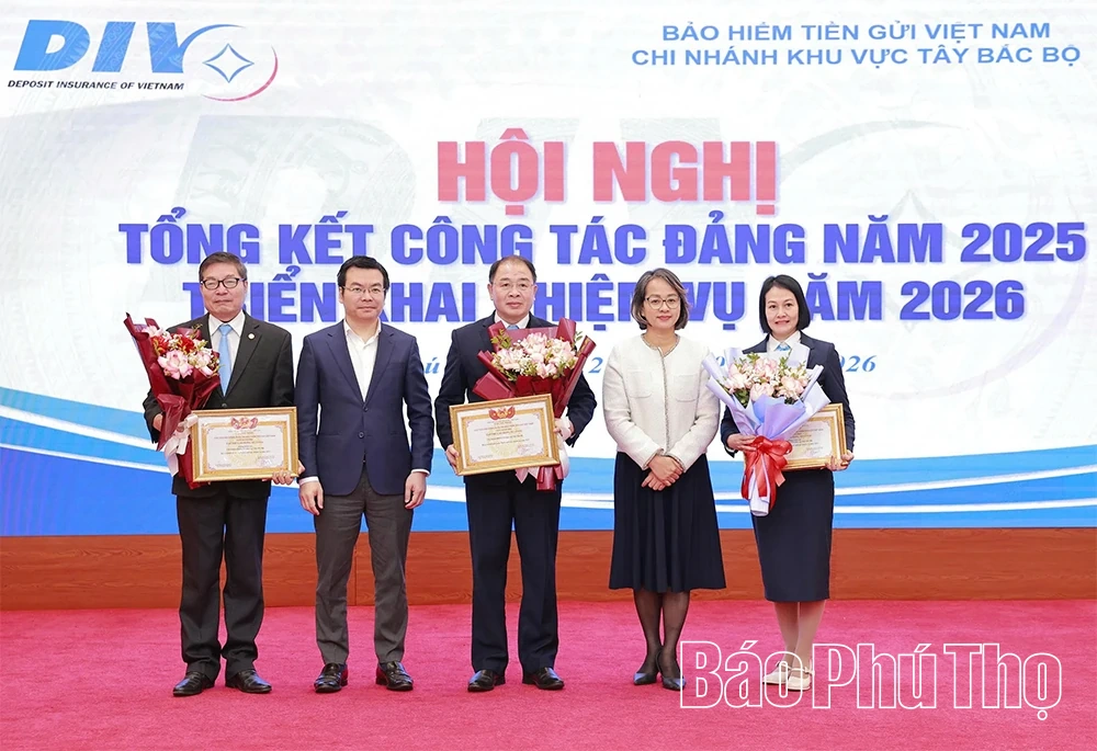 Bảo hiểm tiền gửi Chi nh&aacute;nh khu vực T&acirc;y Bắc Bộ triển khai nhiệm vụ năm 2026