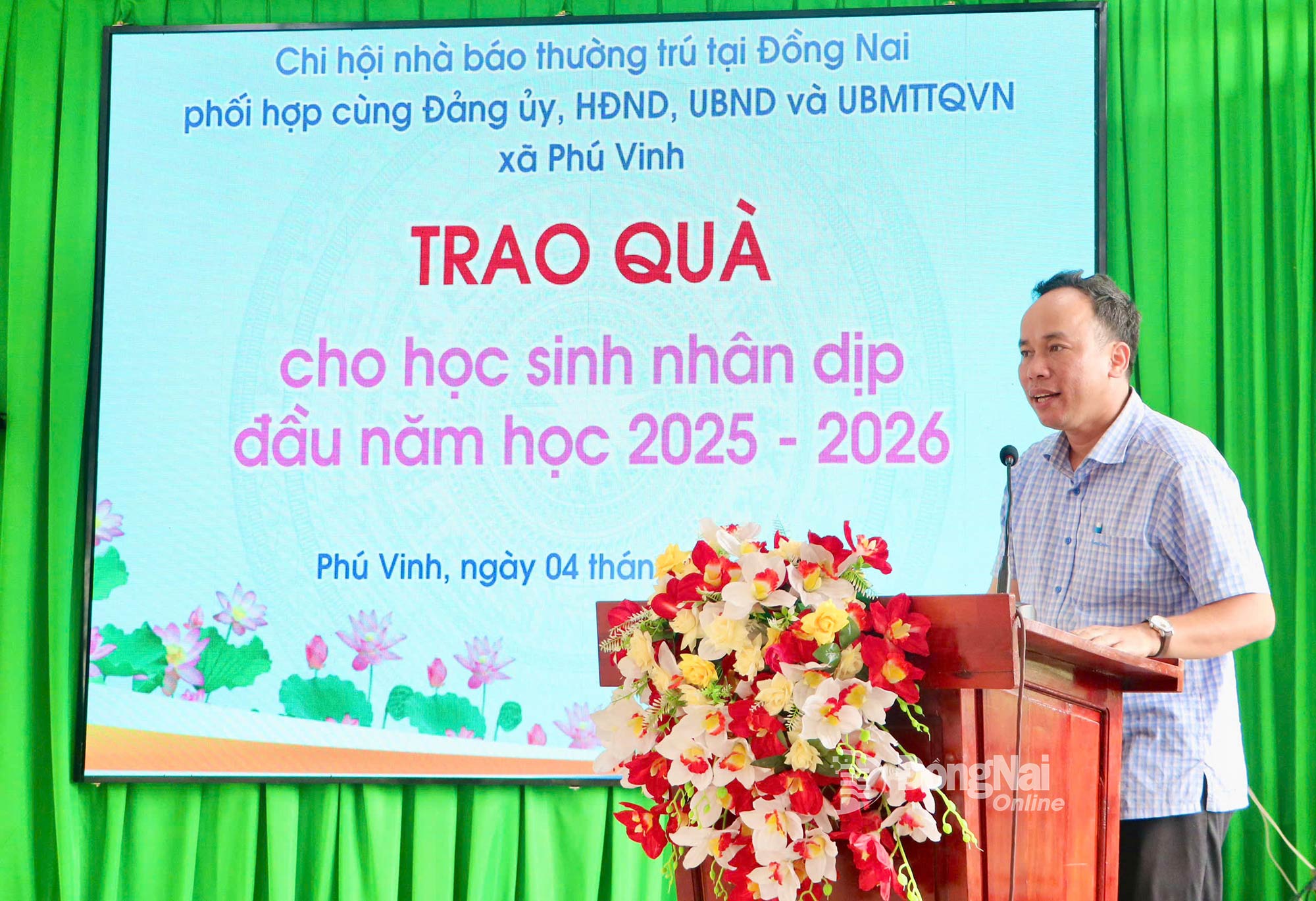 Nhà báo Nguyễn Thiên Vương, Thư ký Chi hội, Trưởng Văn phòng đại diện Báo Nhân Dân tại Đồng Nai