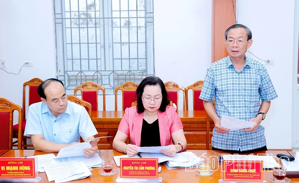 Ban Thường vụ Đảng ủy các cơ quan Đảng tỉnh cho ý kiến nhiều nội dung quan trọng