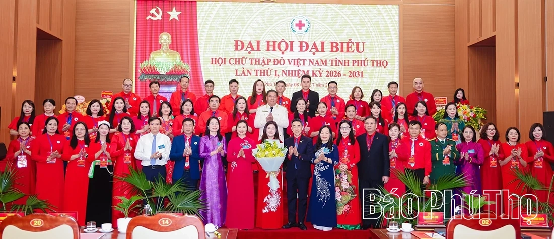 Đại hội Đại biểu Hội Chữ thập đỏ Việt Nam tỉnh Phú Thọ lần thứ I, nhiệm kỳ 2026-2031
