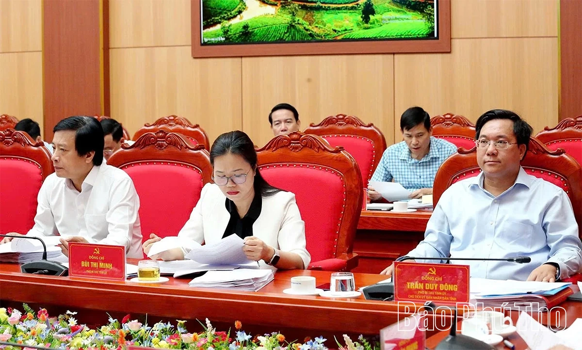 Ban Thường vụ Tỉnh ủy thông qua một số nội dung quan trọng