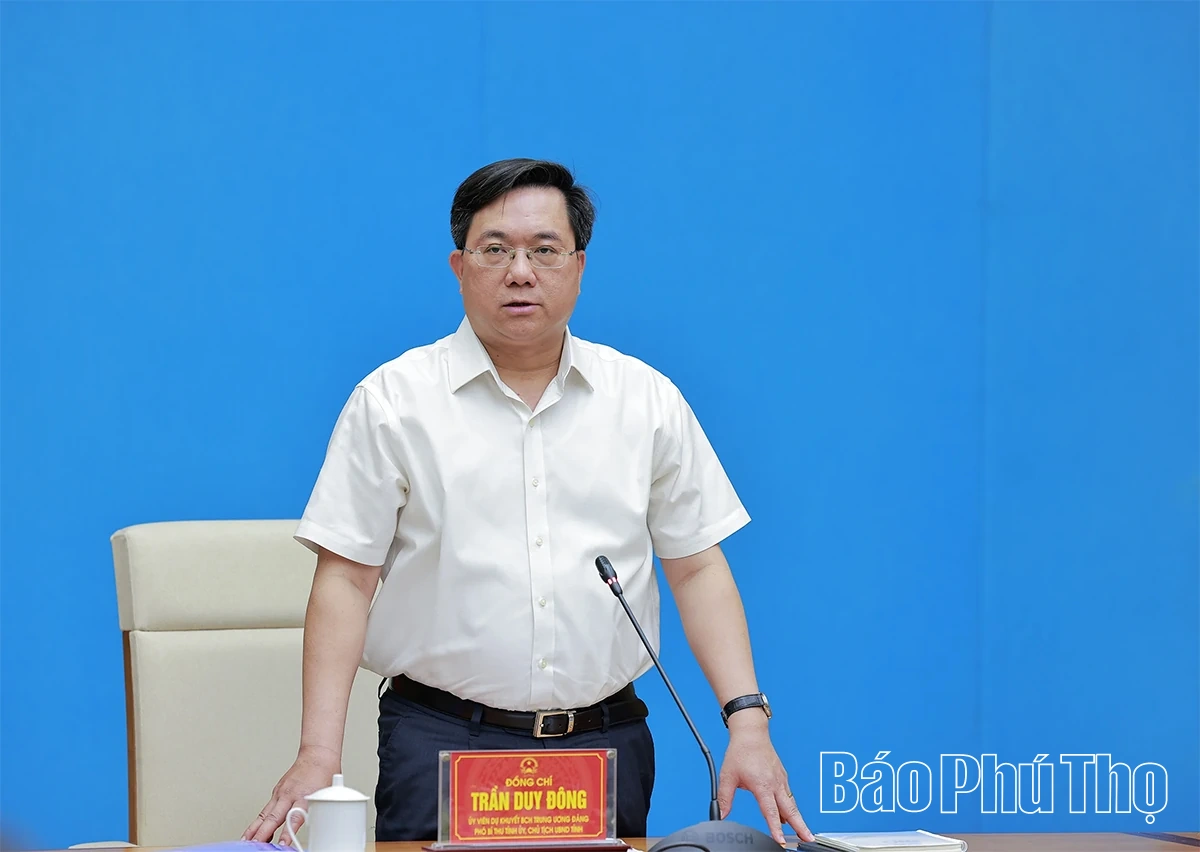 Chủ tịch UBND tỉnh Trần Duy Đông: Thủ trưởng các sở, ngành trực tiếp chỉ đạo, quyết liệt triển khai Nghị quyết 57