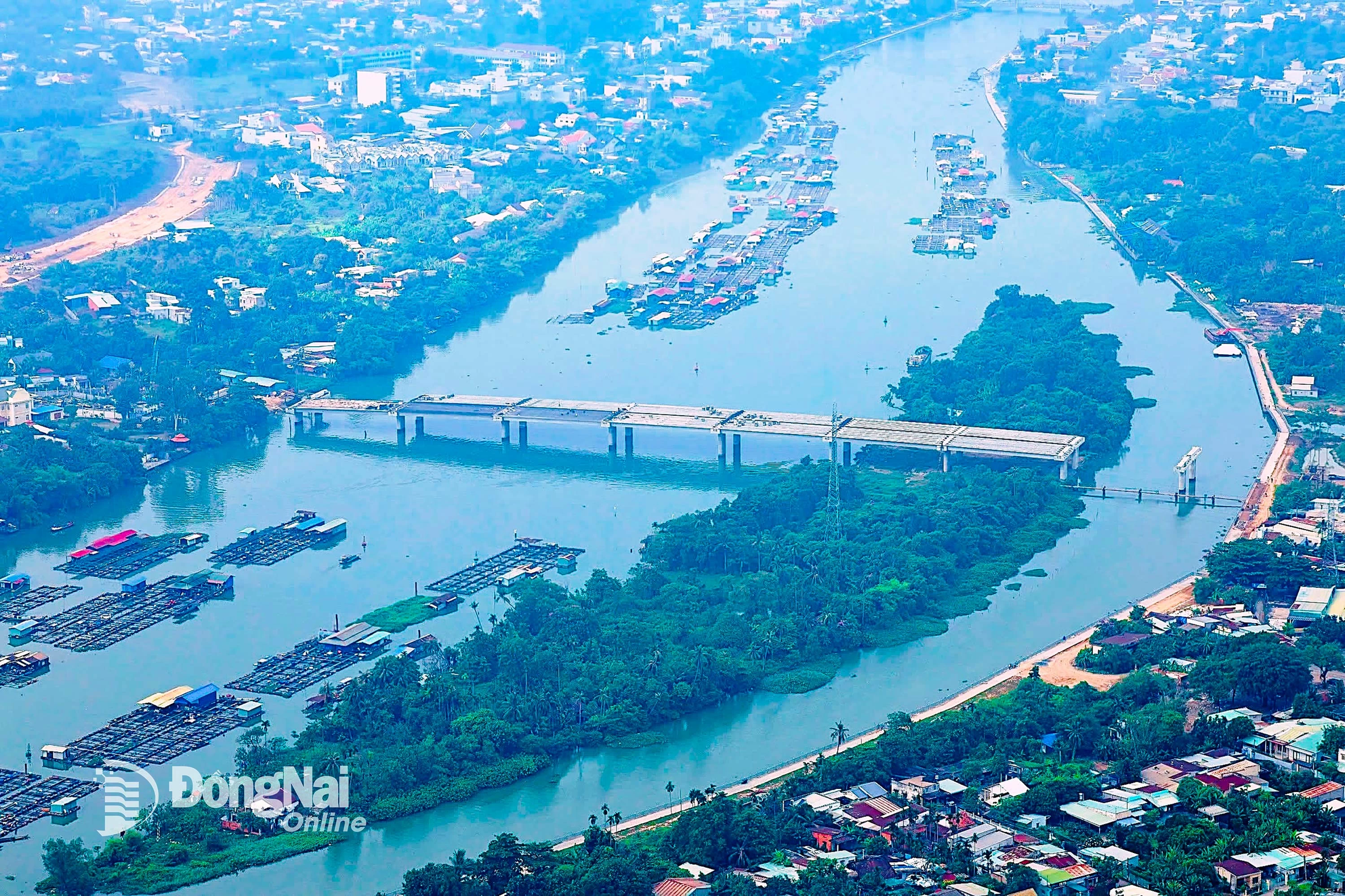 Cầu Thống Nhất kết nối liền mạch không gian phát triển của phường Trấn Biên mới