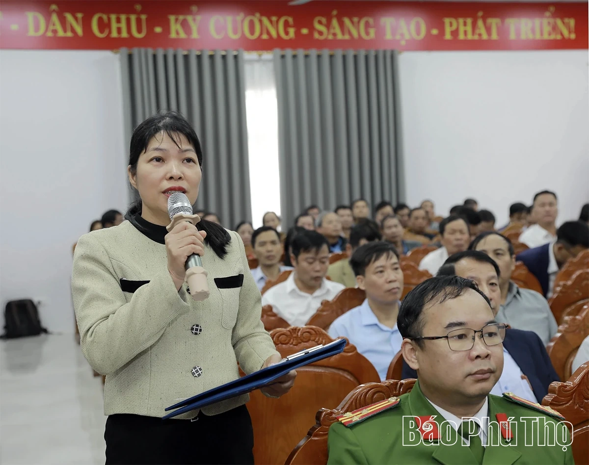 Đoàn ĐBQH tỉnh tiếp xúc cử tri các xã Bình Tuyền, Bình Xuyên, Bình Nguyên, Xuân Lãng