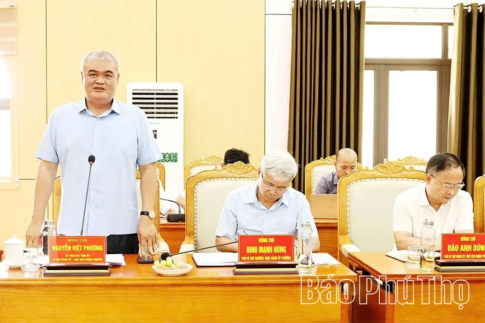 Thông qua dự thảo báo cáo kết quả giám sát đối với Ban Thường vụ Đảng ủy phường Xuân Hòa