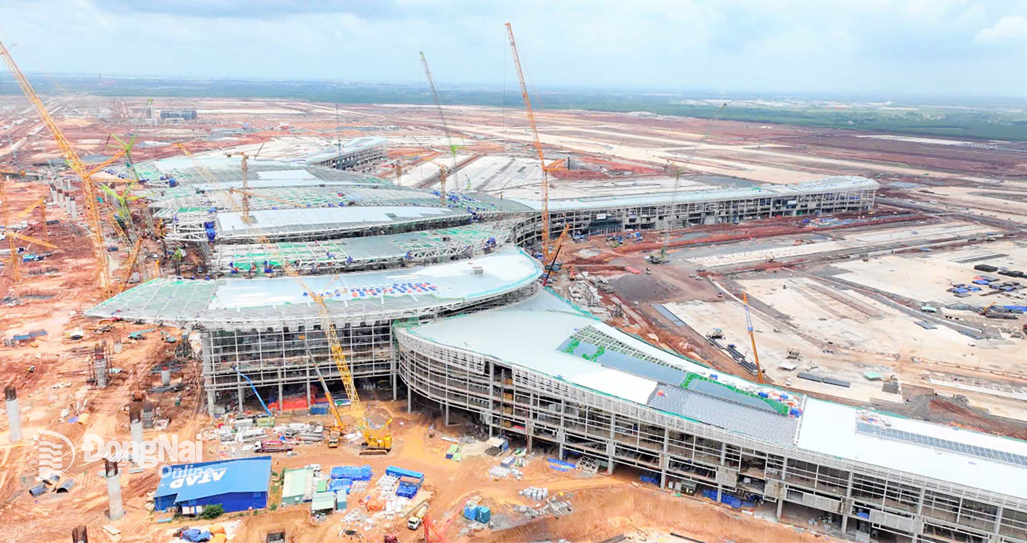 Đồng Nai đang tăng tốc triển khai đầu tư Dự án Tuyến thoát nước ngoài ranh Sân bay Long Thành để hoàn thành, đưa vào khai thác đồng bộ. Ảnh: Phạm Tùng