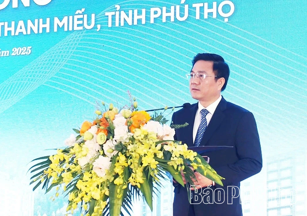 Lễ khởi c&ocirc;ng dự &aacute;n Khu nh&agrave; ở x&atilde; hội tại phường Thanh Miếu