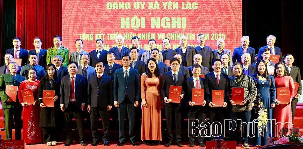 Đảng ủy xã Yên Lạc triển khai nhiệm vụ năm 2026