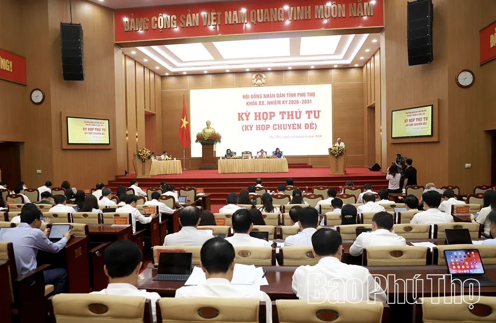 Khai mạc Kỳ họp thứ Tư, HĐND tỉnh Phú Thọ khóa XX