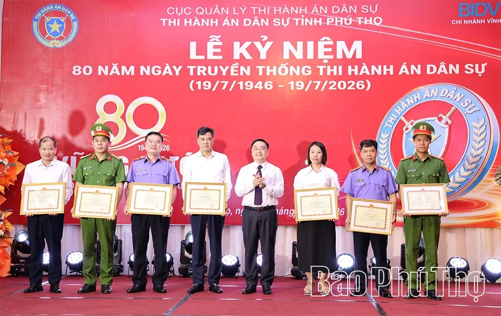 Kỷ niệm 80 năm ngày truyền thống ngành Thi hành án dân sự