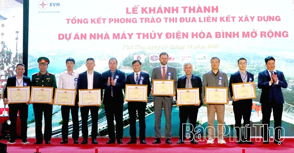 Kh&aacute;nh th&agrave;nh Nh&agrave; m&aacute;y Thủy điện H&ograve;a B&igrave;nh mở rộng - C&ocirc;ng tr&igrave;nh trọng điểm ch&agrave;o mừng Đại hội XIV của Đảng