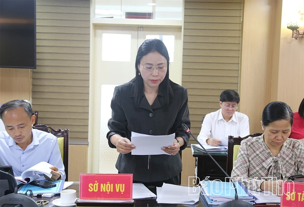 Ban Văn hóa - Xã hội thẩm tra các nội dung trình tại kỳ họp thứ chuyên đề thứ Ba, HĐND tỉnh