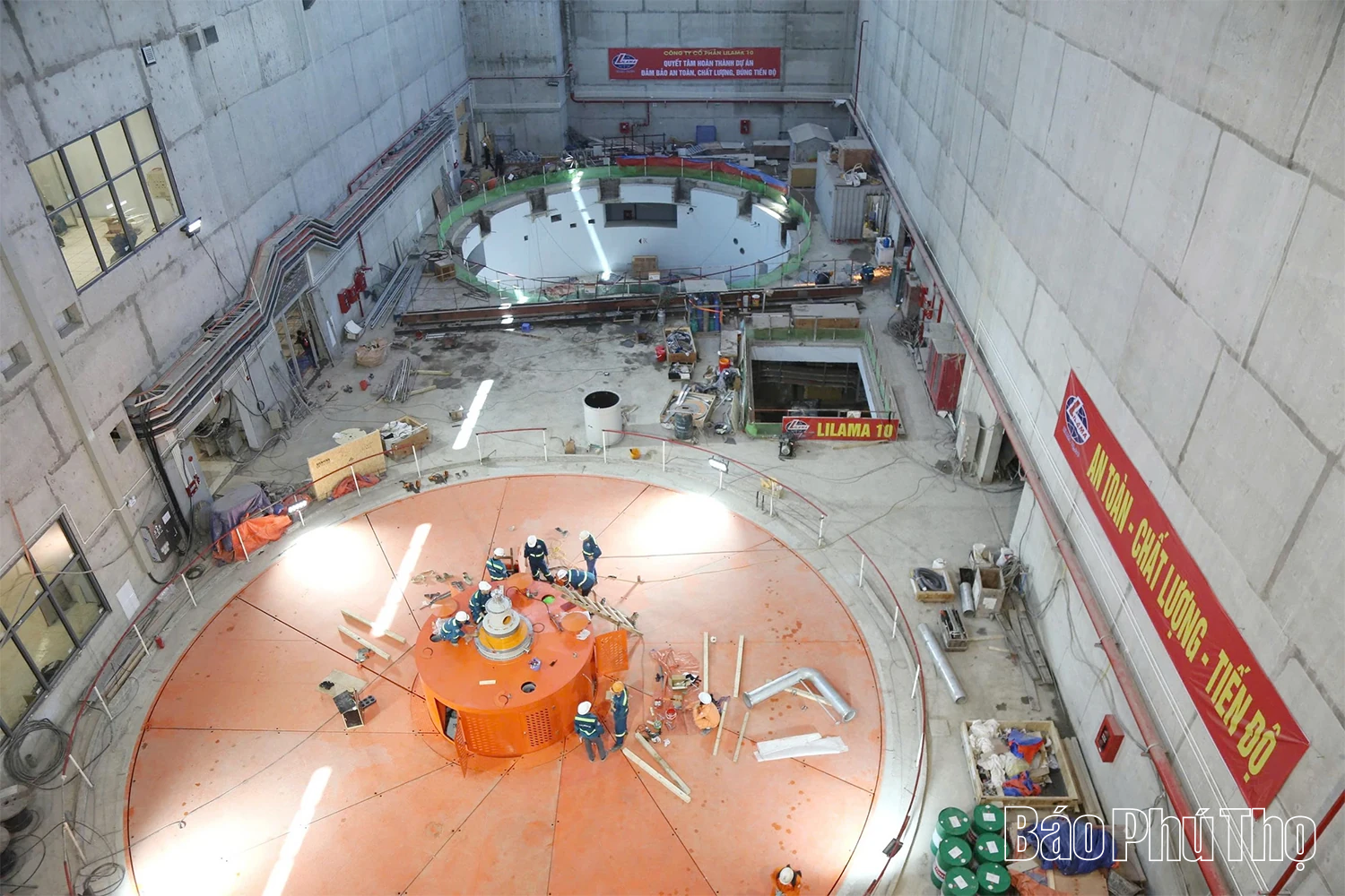 Trên Công trường Thủy điện Hòa Bình mở rộng