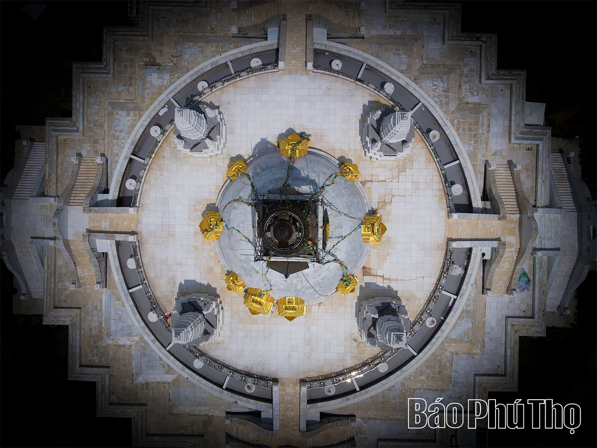 Đại Bảo th&aacute;p Mandala T&acirc;y Thi&ecirc;n: Điểm nhấn kiến tr&uacute;c t&acirc;m linh của Ph&uacute; Thọ