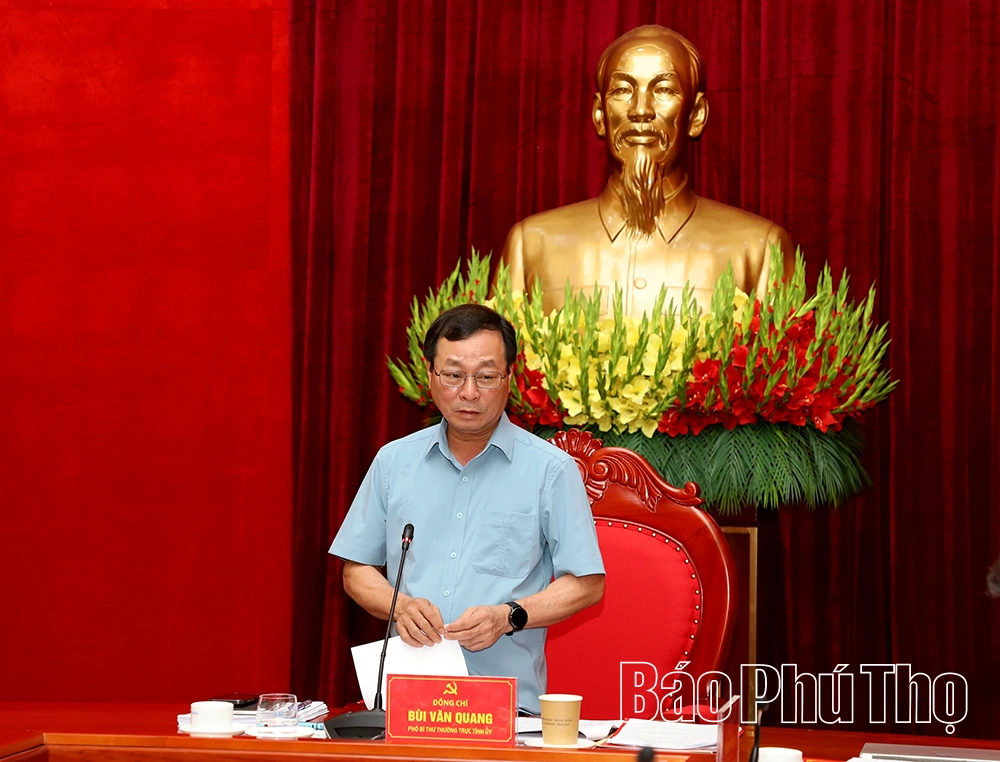 Thông qua kết quả giám sát Ban Thường vụ Đảng ủy MTTQ tỉnh và các xã Phùng Nguyên, Bản Nguyên