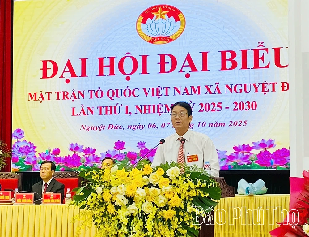 Đại hội đại biểu Mặt trận Tổ quốc xã Nguyệt Đức lần thứ I, nhiệm kỳ 2025 - 2030